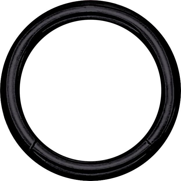 Produktbild Star Piercing Micro Segmentring schwarz mit Titanium Schicht (Chirurgenstahl 316L, ohne Messing)