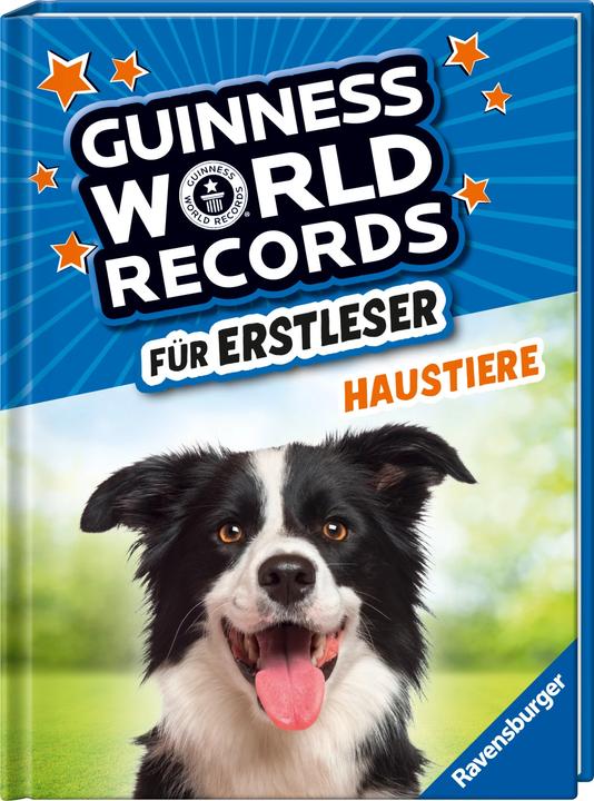 Ravensburger Guinness World Records für Erstleser - Haustiere (Rekordebuch zum Lesenlernen) (Deutsch, 2024)