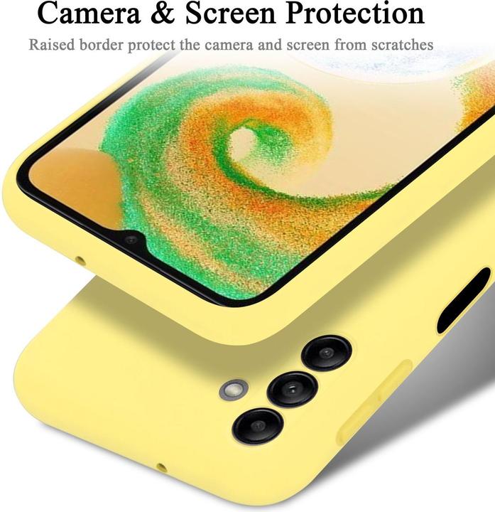Actual product image Cadorabo Bumper TPU Liquid Silicone Case (Samsung Galaxy A04S)