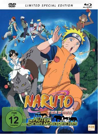 Naruto il 3: guardiani dell'impero della luna crescente limi (Blu-ray, 2006, Tedesco, Giapponese)
