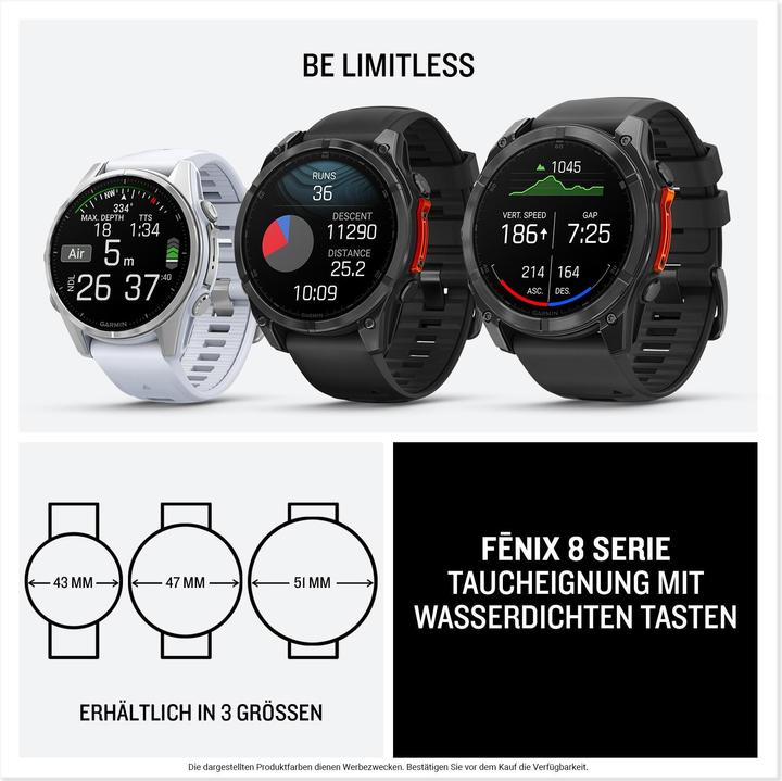 Image du produit Garmin fenix 8 (43 mm)