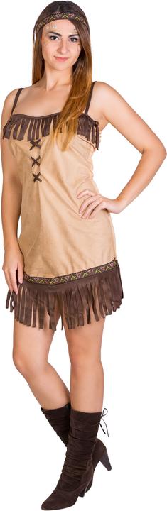 Produktbild tectake Frauenkostüm Sexy Indianerkleid mit Haarband (S)