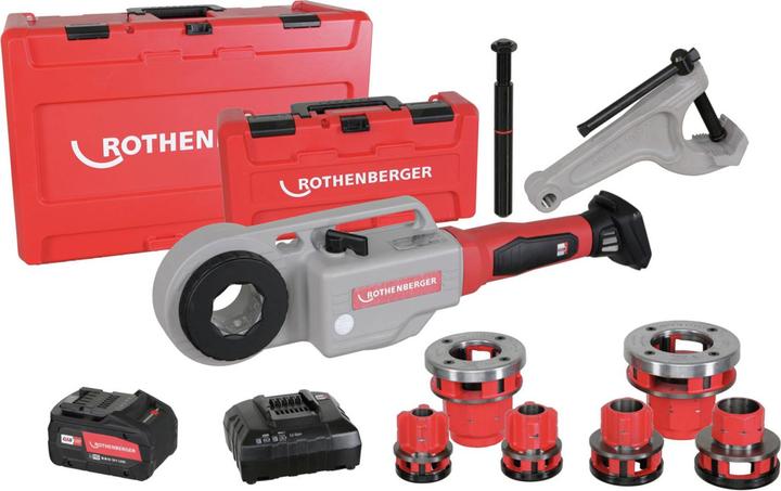 Produktbild Rothenberger Gewindeschneidmaschine SUPERTRONIC® 1250 Set 1/4-1 1/4″ 800 W