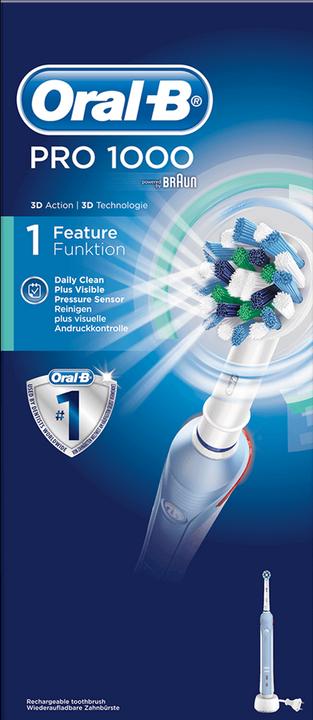 Actual product image Oral-B Pro 1000 CrossAction (Oscillating toothbrush)