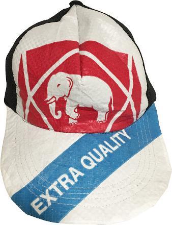 Immagine prodotto Bekos Upcycling - Basecap ricavato da sacchi di cemento riciclati Elefante (Taglia unica)