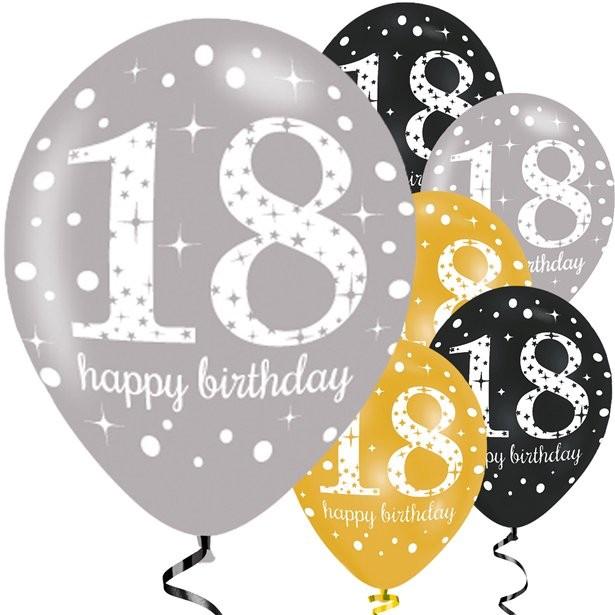 Actual product image Amscan Balloons 18 Ans "Joyeux Anniversaire