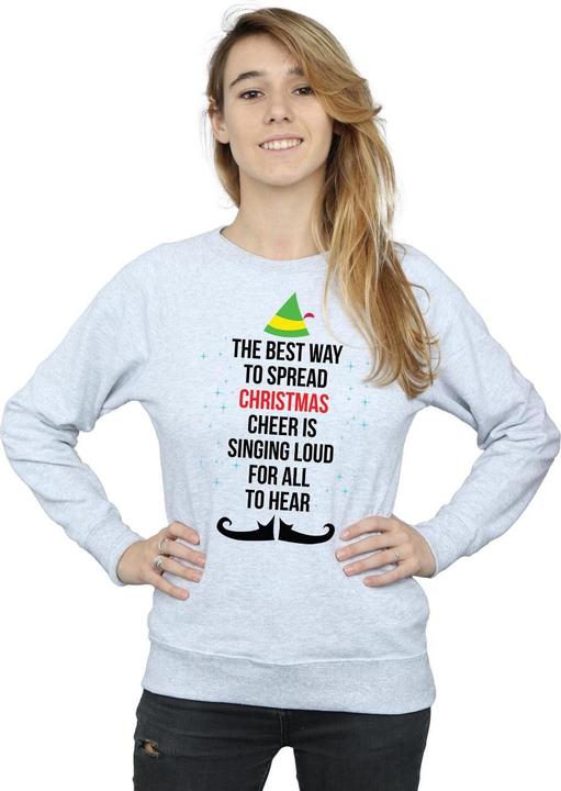 Produktbild Elf Christmas Cheer Text Sweatshirt (XL)