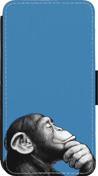 Produktbild PhoneLook Hülle Wallet schwarz Monkey Pop Art (Apple iPhone 13 mini)