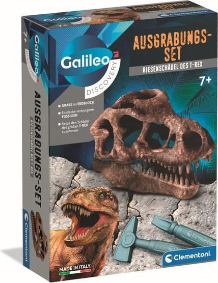 Produktbild Clementoni Galileo DISCOVERY - Ausgrabungs-Set - Riesenschädel des T-Rex