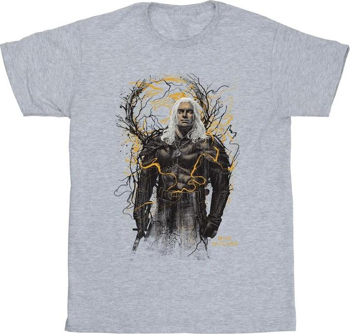 Netflix The Witcher Smoking Wolf TShirt (S)