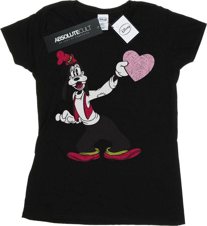 Immagine prodotto Disney Goofy Love Heart Maglietta Donna (XL)