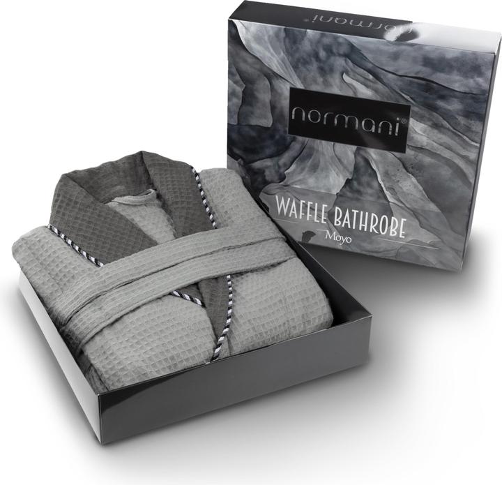 Produktbild Normani Herren Bademantel Waffelpique Moyo (6XL)