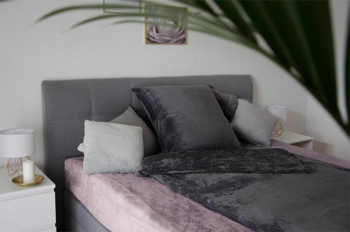 Actual product image Aspero Flannel fitted sheet PERPIGNAN (180 x 200 cm)