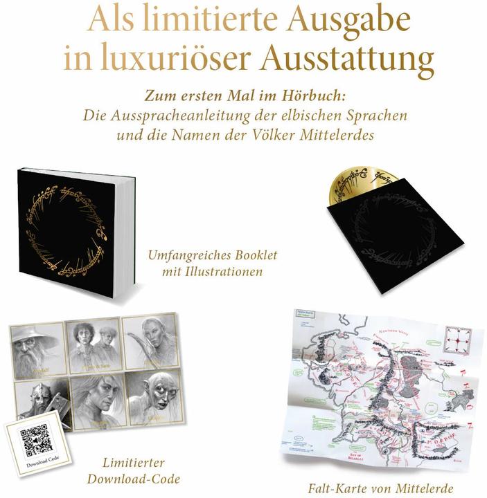Image du produit Le Seigneur des Anneaux (J.R.R. Tolkien, Timmo Niesner, Angela Kübrich, Wolfgang Krege, Achim Höppner, Allemand)