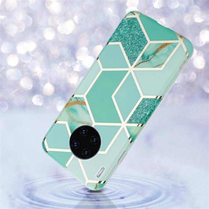 Image du produit Cadorabo Couverture IMD TPU Marbre coloré (Mate 30 Pro)