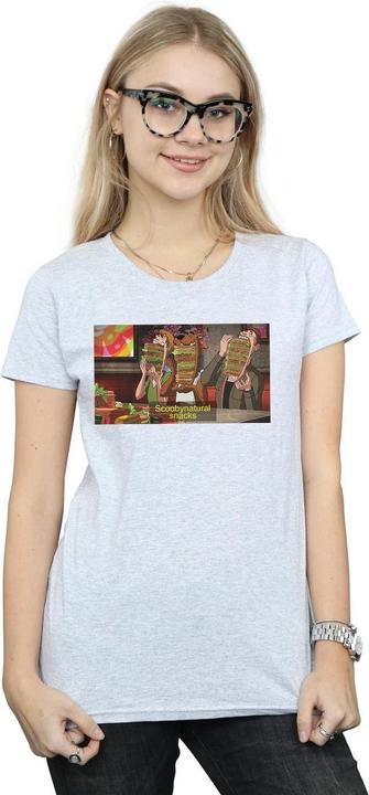 Actual product image Absolute Cult Womens/Ladies Supernatural Snacks Cotton T-Shirt (XXL)