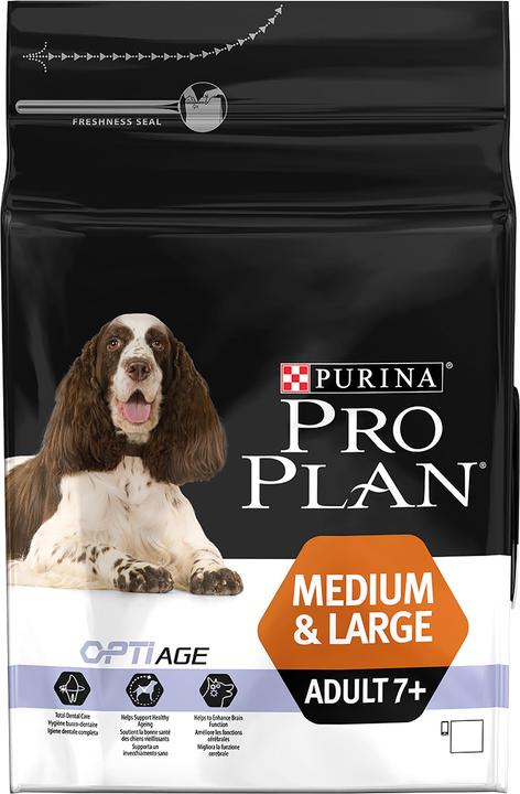 Produktbild Pro Plan Dog Medium & Large Adult 7+ Huhn (Adult, 1 Stk., 3000 g)