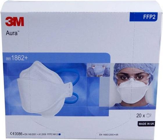 Produktbild 3M Aura 1862+ (FFP2, 20 x)