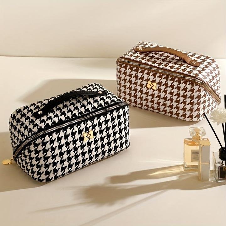 Immagine prodotto Only-Bags.Store Borsa per il trucco da viaggio con scomparti multipli, borsa per cosmetici portatile e spaziosa