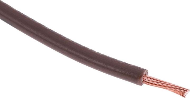 Image du produit Rs Pro Conducteur normalisé Ø 3.3mm / 1,5 mm² cuivre, brun 30 / fils de 0,25 mm, 100m (100 m)