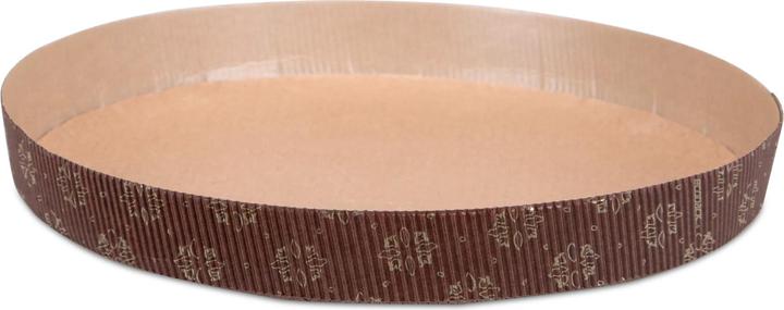 Immagine prodotto Städter Papier-Backformen Linzer 10 Stück ø 21x2.5 cm 0.9 l braun (21 cm)