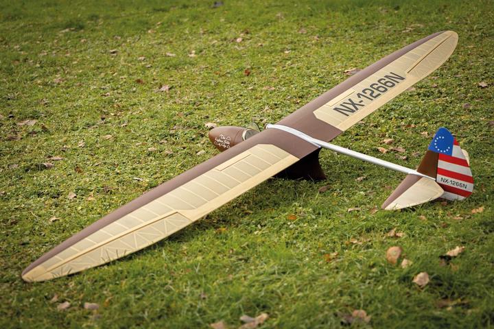 Produktbild Planet-Hobby Bowlus Baby BA-100 Albatross Holzbausatz Oldtimer Segelflugmodell, Albatros (Segelflugzeug)