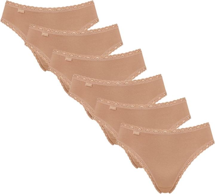 Produktbild Sloggi 6er Pack 24/7 Cotton Lace Tai Slip (44, XXL, 6er Pack)