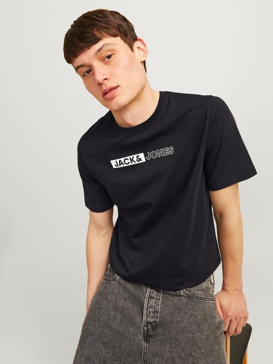 Actual product image Jack & Jones Logo round neck T-shirt T-shirt (L)