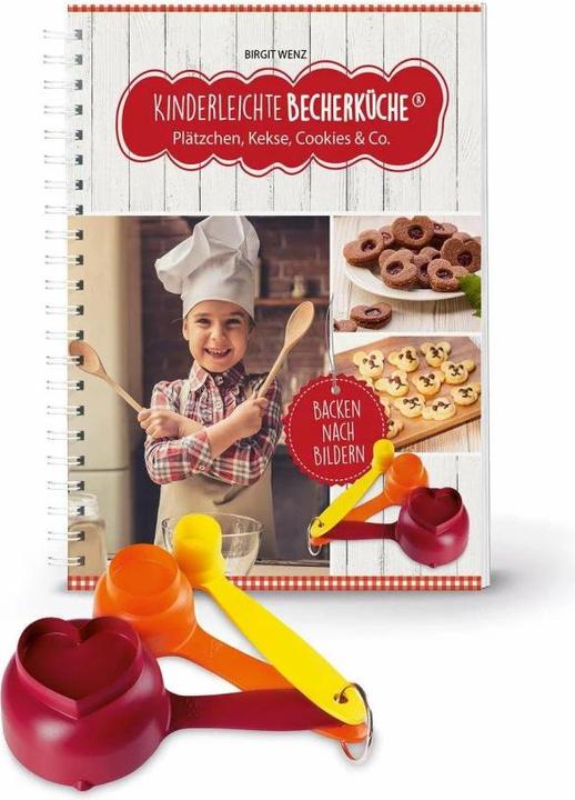 Produktbild Kinderleichte Becherküche - Plätzchen, Kekse, Cookies & Co (Deutsch, Birgit Wenz, 2017)