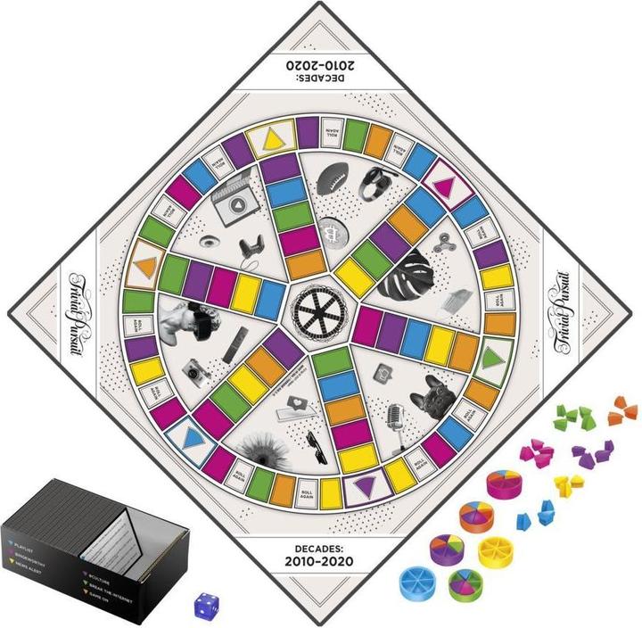 Image du produit Hasbro Gaming Trivial Pursuit Decades 2010 to 2020 Jeu de société Trivia (Finlandais)