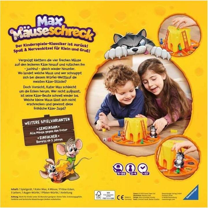 Immagine prodotto Ravensburger Max Mouse Scare (Tedesco)