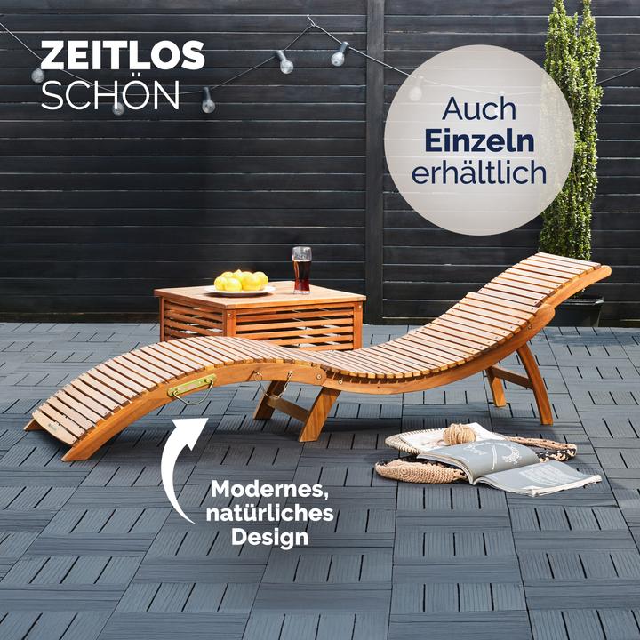 Produktbild Casaria Schwungliege 2er Set (190 cm)