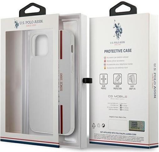 Actual product image U.S. Polo US Polo USHCP12SPCUSSWH iPhone 12 mini 5.4 inches white (Apple iPhone 12 mini)