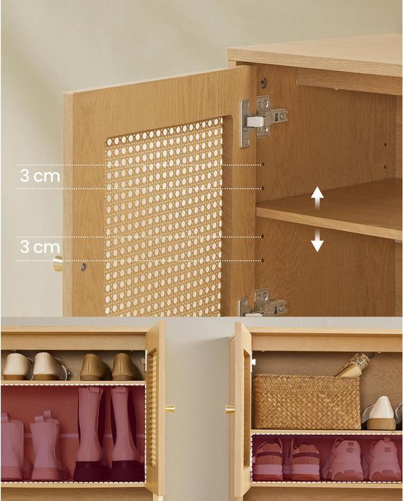 Immagine prodotto Vasagle Stile Boho (80 x 70 x 35 cm)