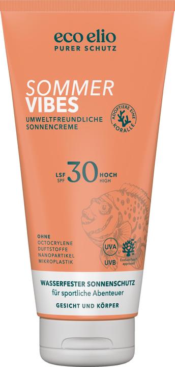 Actual product image Eco Elio Summer Vibes (Suntan cream, SPF 30, 200 ml, 246 g)