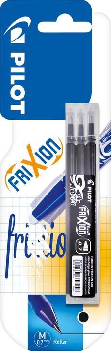 Immagine prodotto Pilot Set di 3 ricariche Frixion nere (Mine di ricambio, Nero, 0.40 mm)