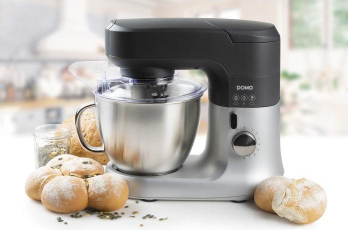 Produktbild Domo Küchenmaschine Komplettset 4,5 Liter Schale DO9182KR Profi-Knetmaschine (1000 W)