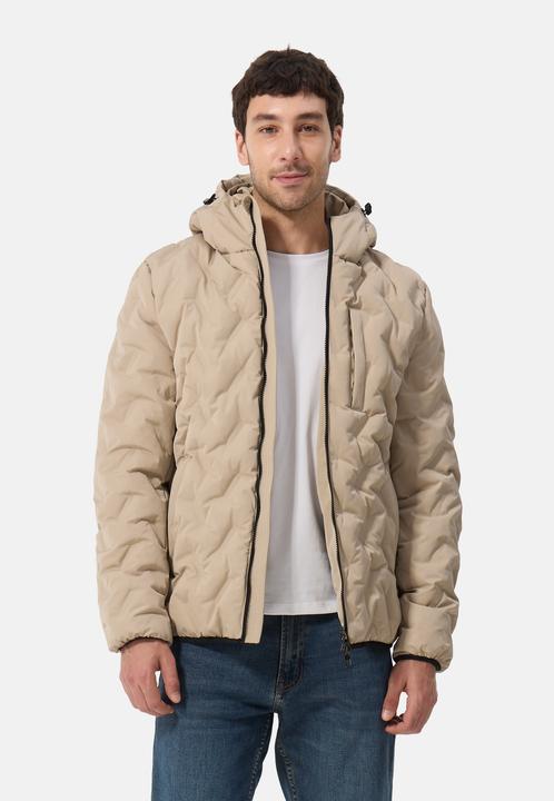 Cash-Mere Padded Jacket mit Kapuze
