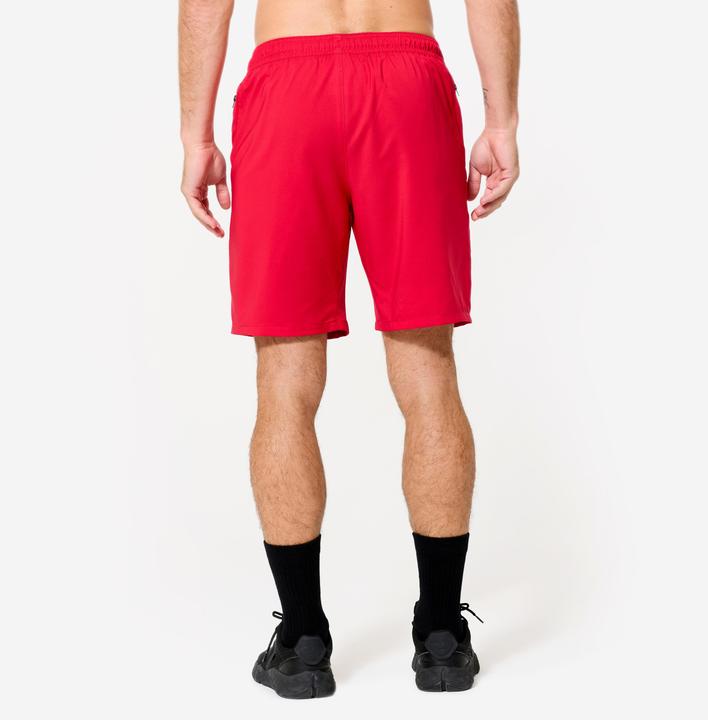 Produktbild Domyos Shorts Herren atmungsaktiv Reissverschlusstaschen - rot (S)