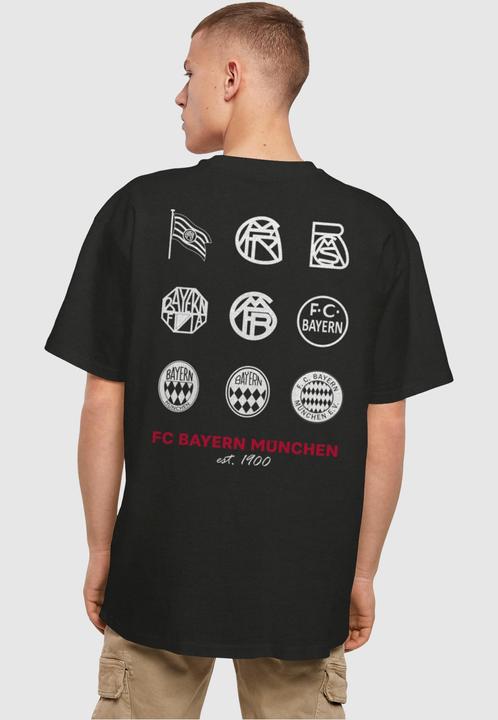 Produktbild FC Bayern München Logo History Heavy Oversized Tee - 112257 (L)