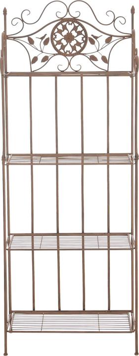 Image du produit CLP Étagère sur pied Flora, brun antique (66 x 32 x 175 cm)