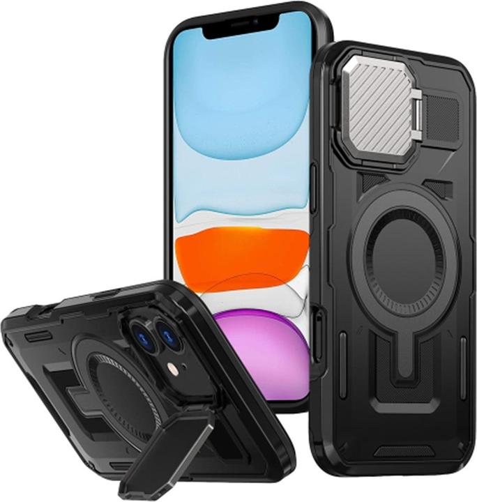 Image du produit Techsuit - CamVault MagSafe - iPhone 11 / iPhone XR - Black (Apple iPhone XR, Apple iPhone 11)