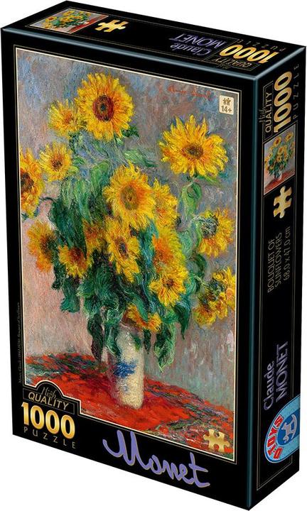 DToys Puzzle 1000 pieces Claude Monet - Bouquet of Sunflowers (1000 pieces)