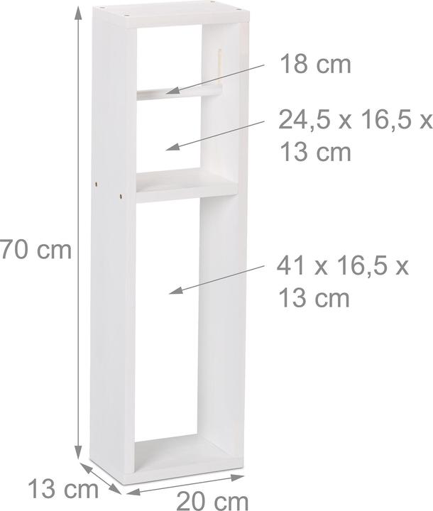 Actual product image Relaxdays Toilet roll holder