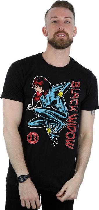 Image du produit - T-shirt BLACK WIDOW IN ACTION - Homme (3XL)