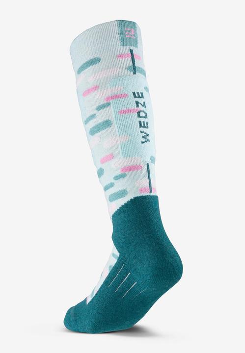 Produktbild Wedze Ski- und Snowboardsocken Kinder 100 - blaue Motive (35, 38)