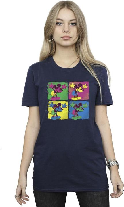 Immagine prodotto Disney Mickey Mouse Pop Art Maglietta Ampia Donna (3XL)