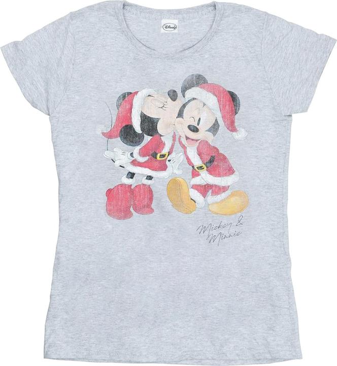 Produktbild Disney Mickey And Minnie Christmas Kiss TShirt (S)