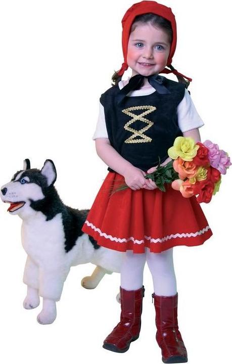 Actual product image Festartikel Müller Little Red Riding Hood: Skirt Sleeveless Top Bonnet (116, 122, 128, 120 B, 125 B)