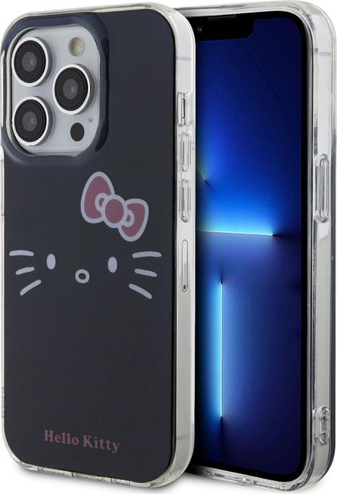 Produktbild Hello Kitty HKHCP15LHKHLK iPhone 15 Pro 6.1" czarny/black hardcase IML Kitty Face (Apple iPhone 15 Pro)